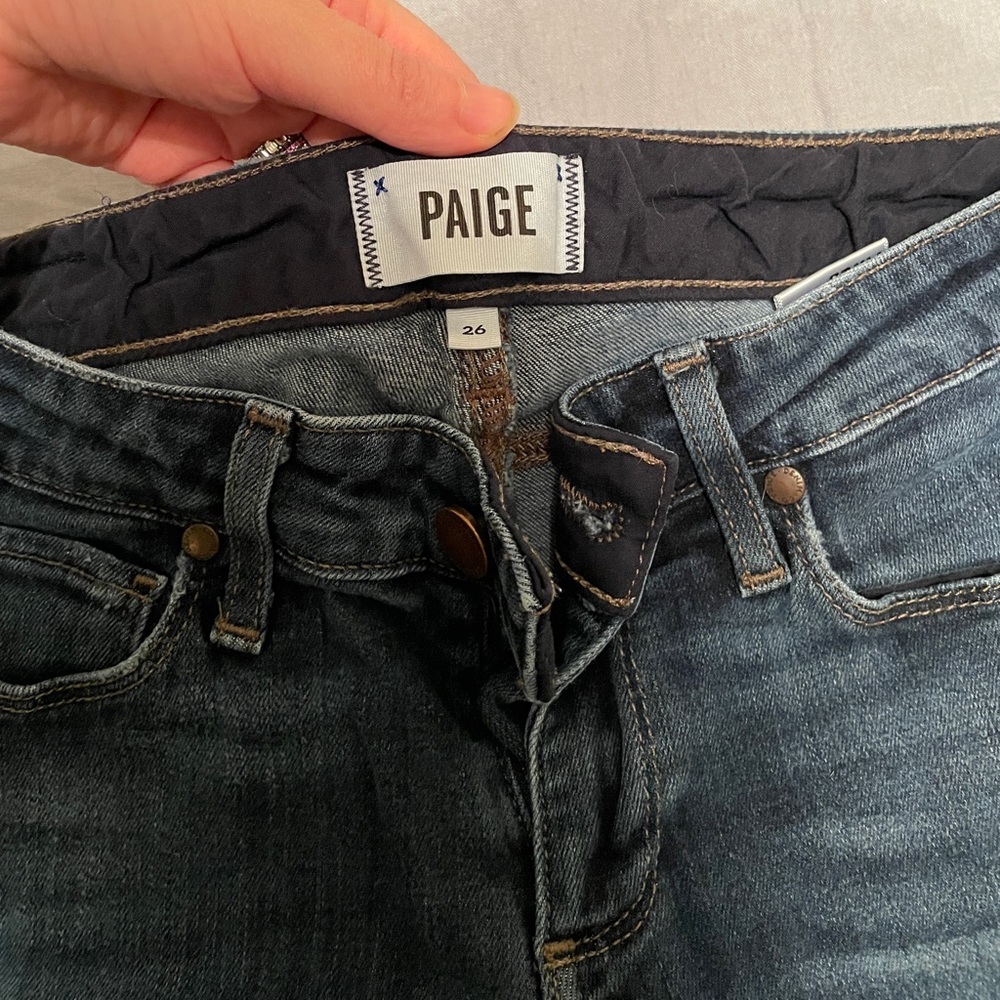 Paige Skyline Ankle Peg jeans